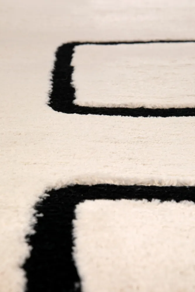 Tapis - Tapis Louisa Caviar 160 x 230 x 2 cm - MAISON VIVARAISE - SDE VIVARAISE WINKLER