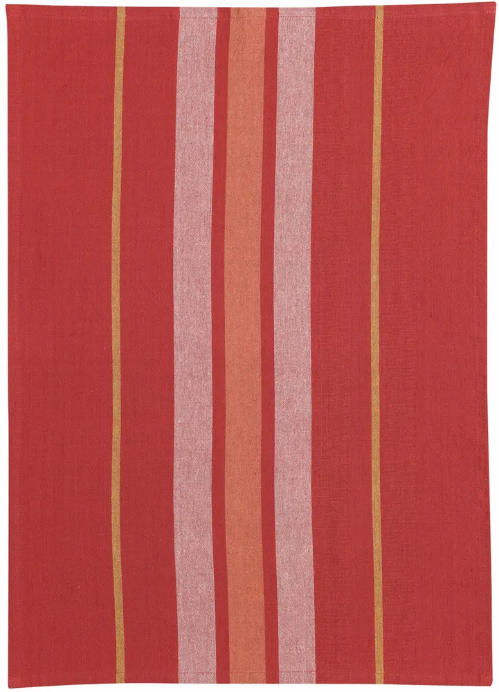 Torchons - Torchon recyclé Yuna Pastèque 50 x 70 - MAISON VIVARAISE - SDE VIVARAISE WINKLER