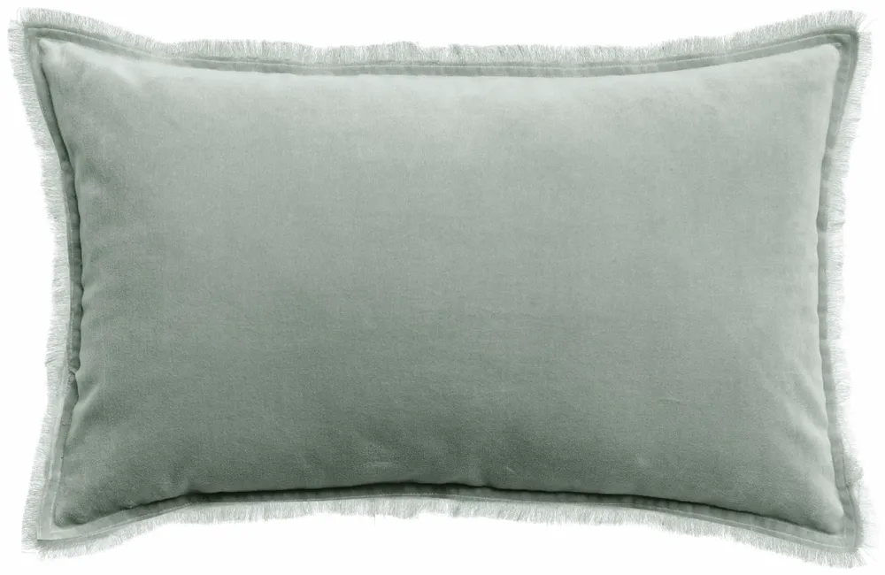 Cushions - Plain Cushion Fara Titane 40 X 65 - MAISON VIVARAISE - SDE VIVARAISE WINKLER