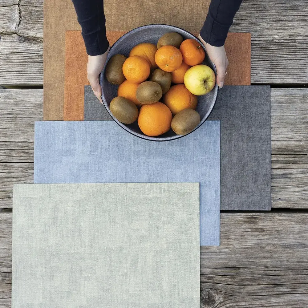 Table cloths - Aran Placemat Set Camel 33 X 45 - MAISON VIVARAISE - SDE VIVARAISE WINKLER