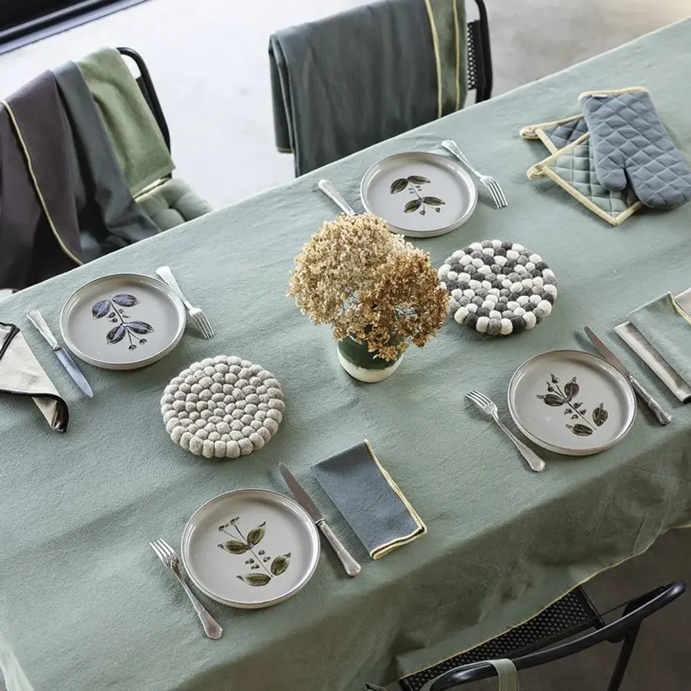 Table mat - Recycled Trivet Brian Naturel Brun Diamètre 20 - MAISON VIVARAISE - SDE VIVARAISE WINKLER