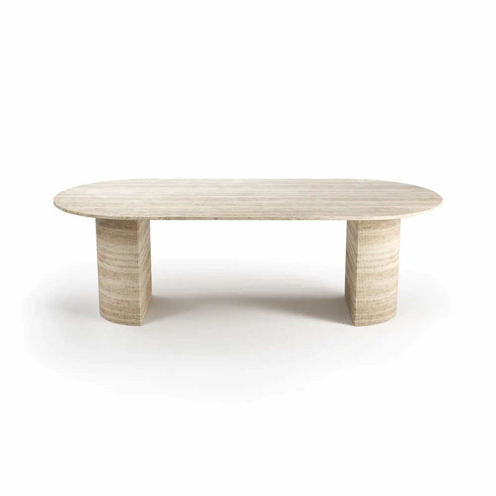 Dining Tables - Refleko - Dining Tables - Classic Travertine - STONE VALLEY