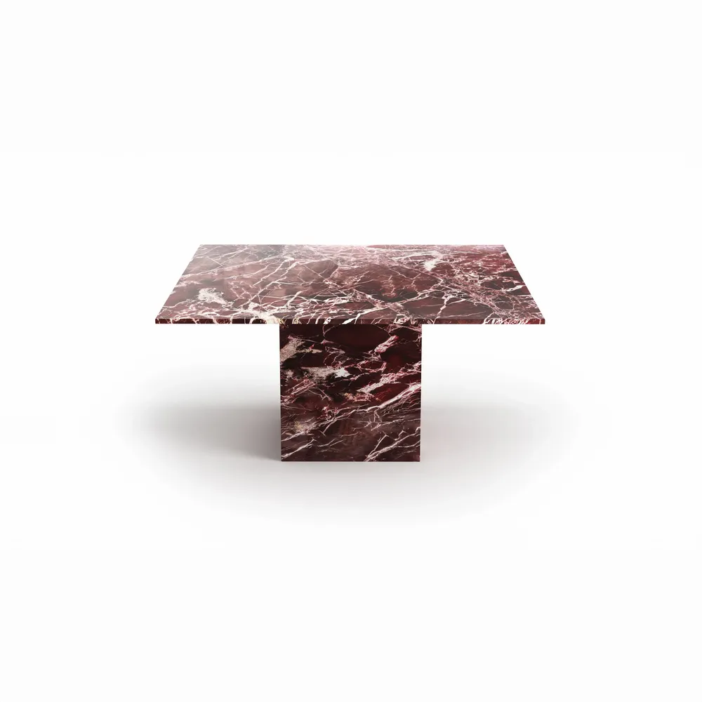 Dining Tables - Carrera - Dining Tables - Rosso Levano Marble - STONE VALLEY