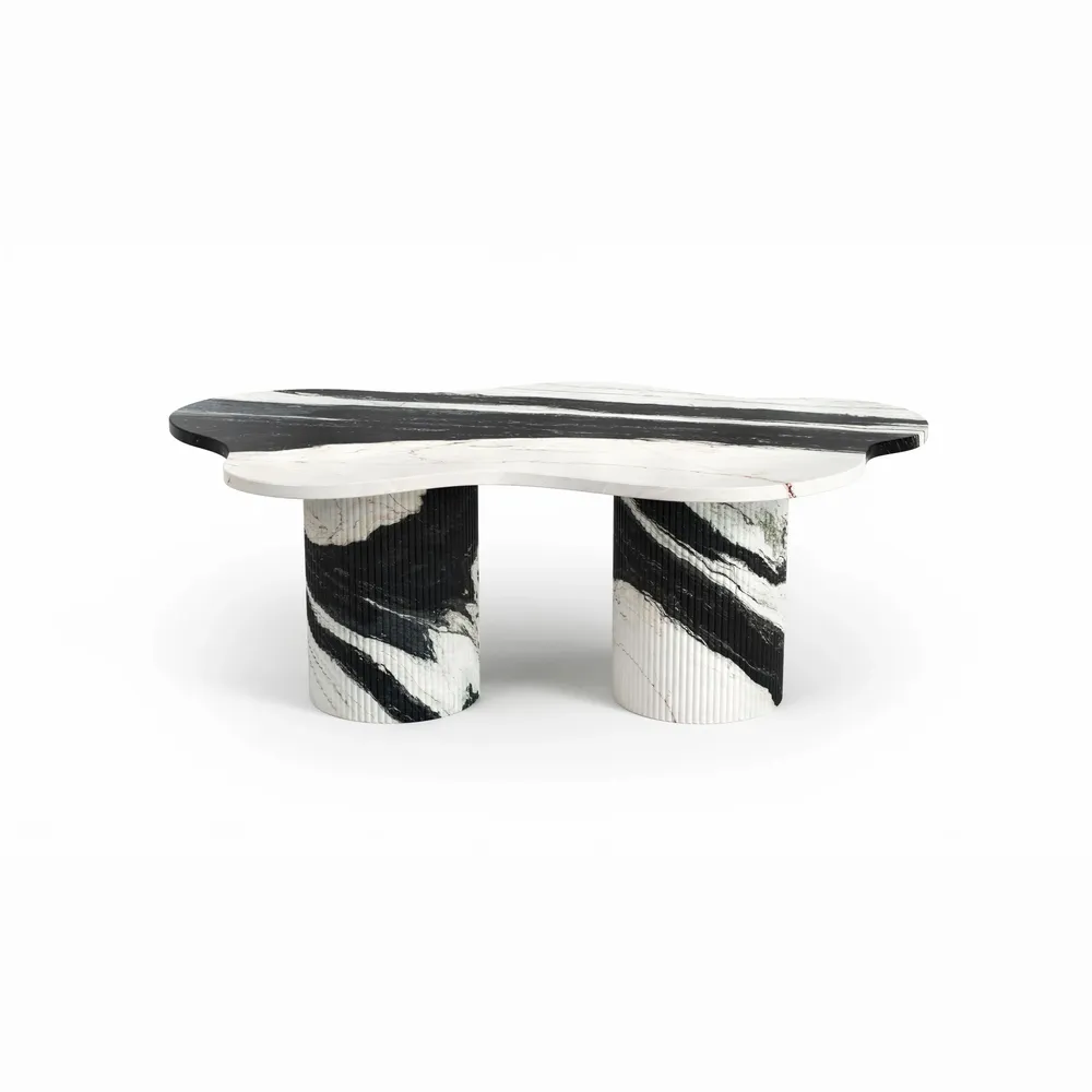 Coffee tables - Nunoca - Coffee Tables - Panda Marble - STONE VALLEY