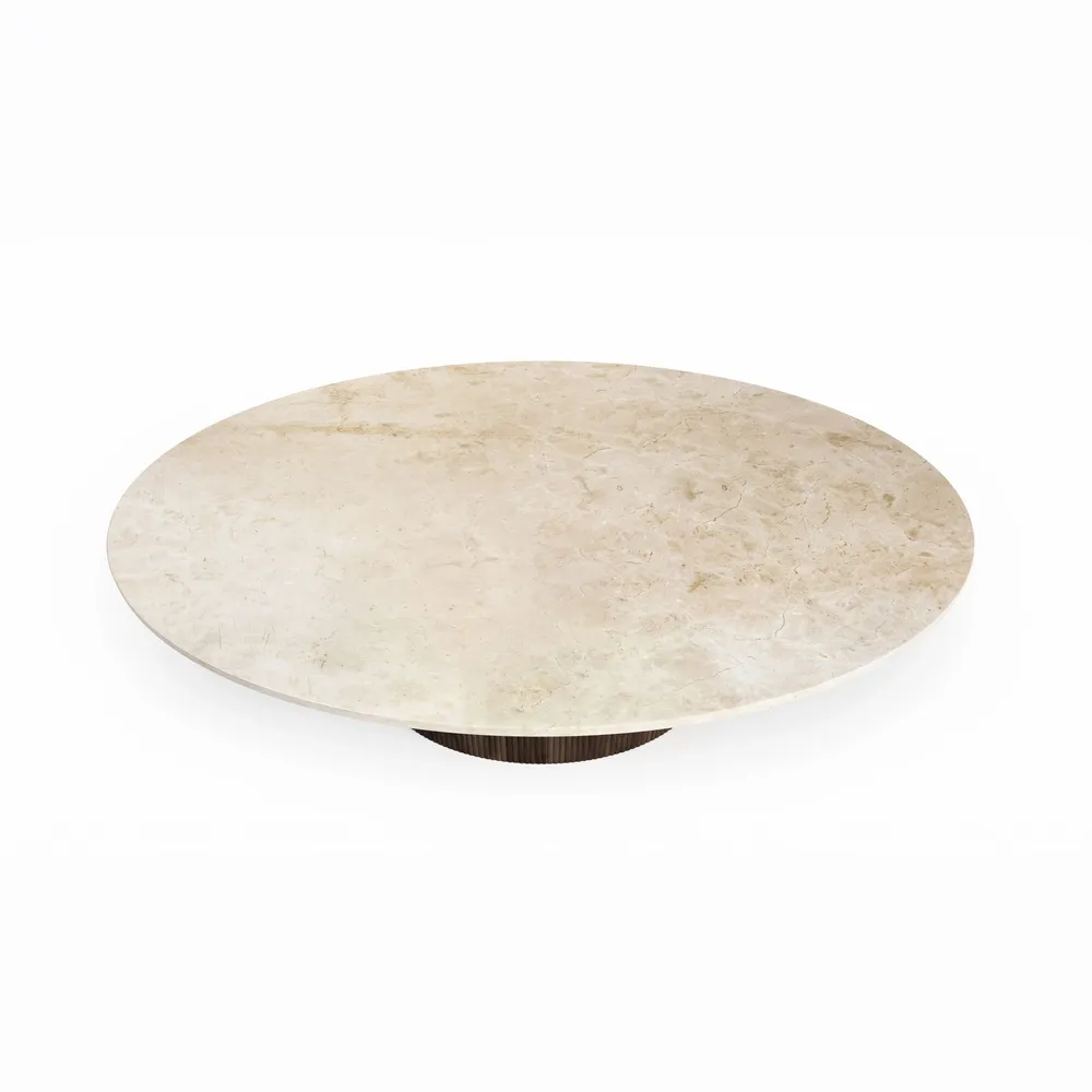 Coffee tables - Valleyra - Coffee Tables - Crema Marble - STONE VALLEY