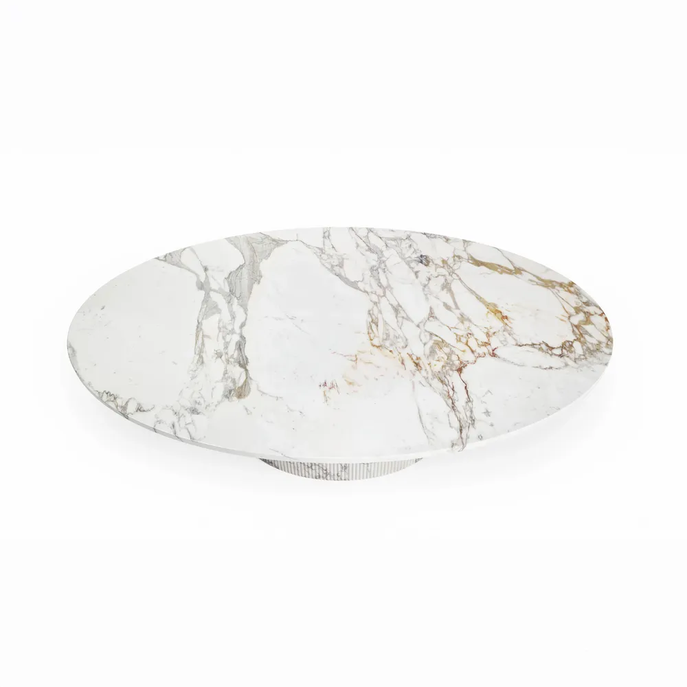 Coffee tables - Valleyra - Coffee Tables - Calacatta Oro Marble - STONE VALLEY