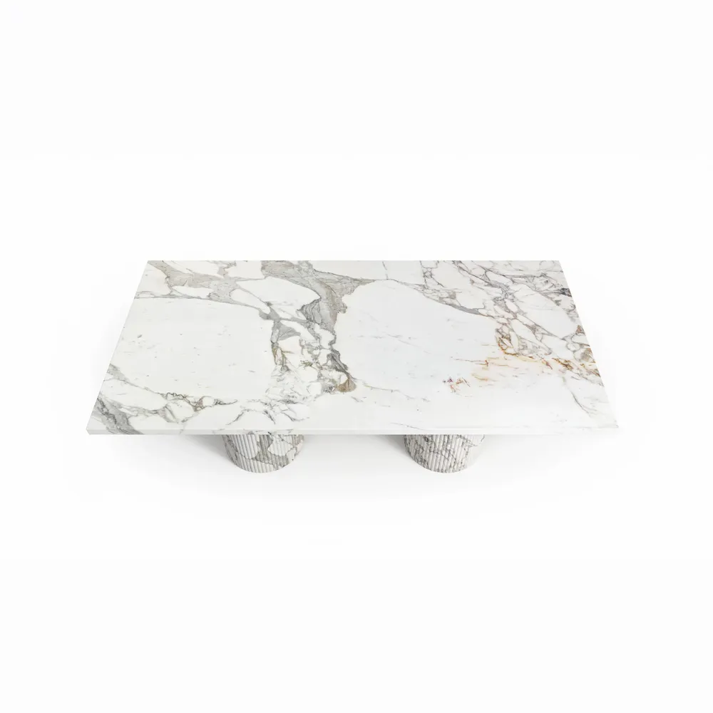 Tables basses - Jaspura - Tables basses - Marbre Calacatta Oro - STONE VALLEY