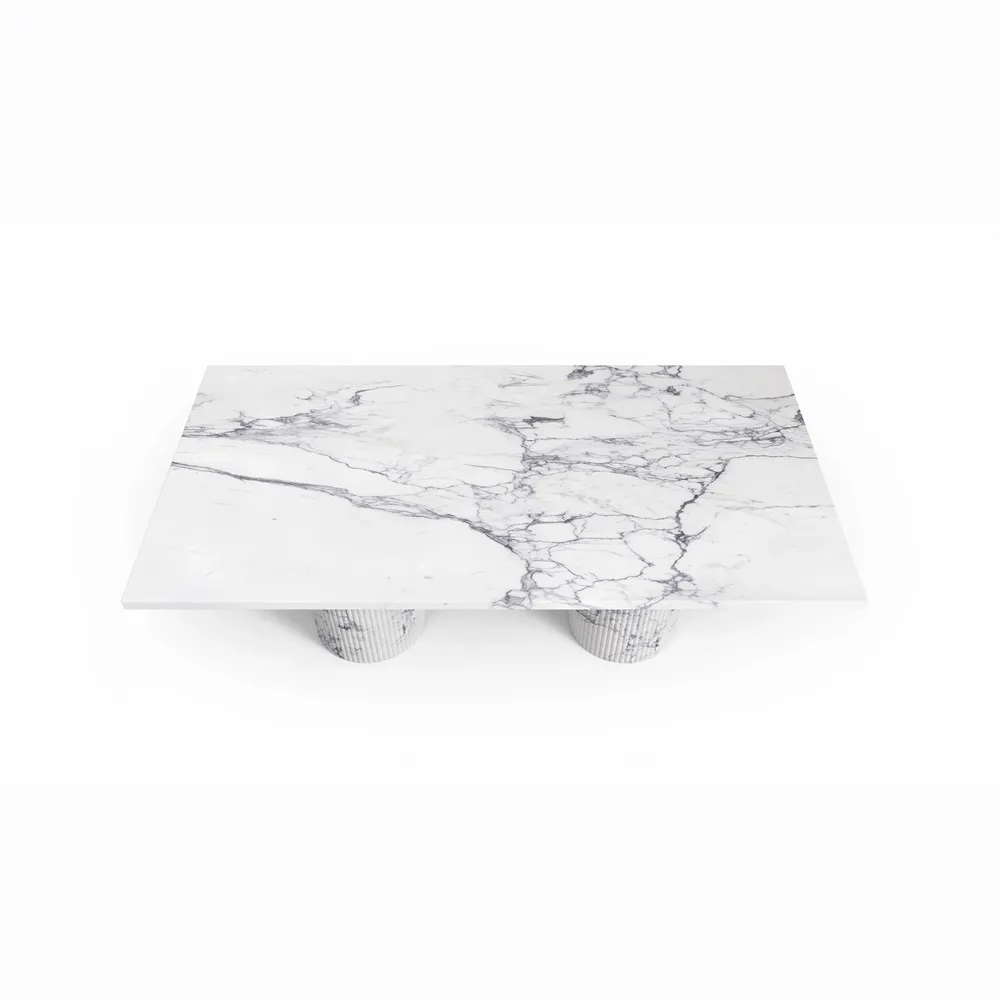 Tables basses - Jaspura - Tables basses - Marbre Statuario Michelangelo Carrara - STONE VALLEY