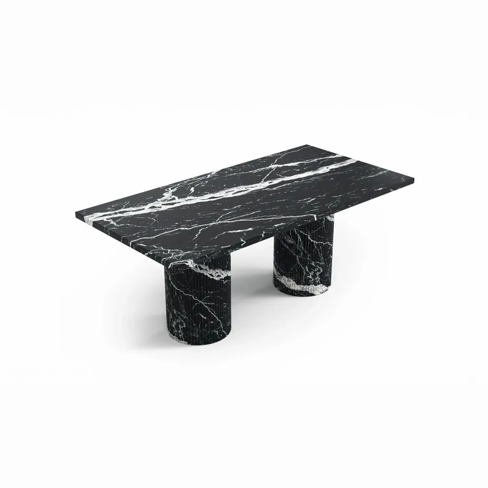 Coffee tables - Jaspura - Coffee Tables - Nero Maquina Marble - STONE VALLEY