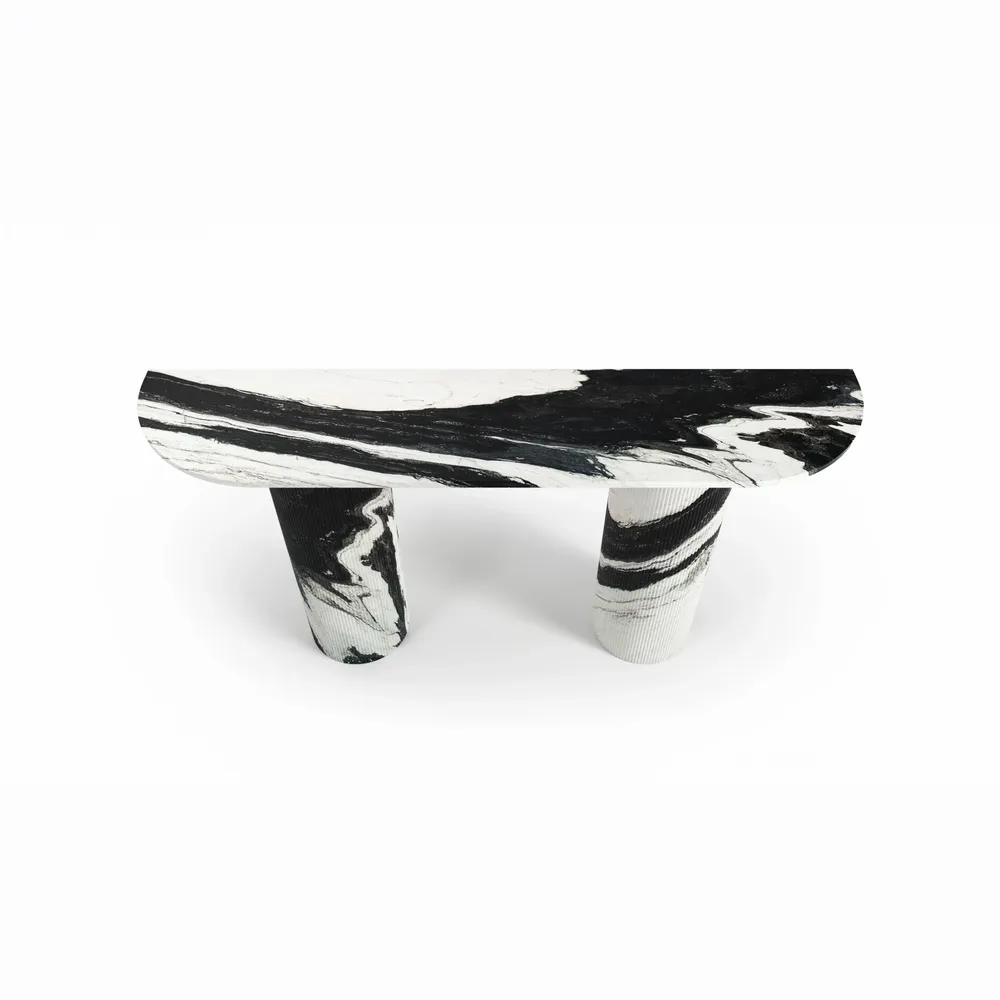 Console table - Shadow - Console Table - Panda Marble - STONE VALLEY