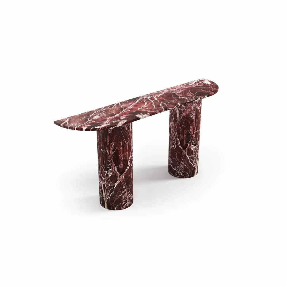 Console table - Ombrure - Console table - Rosso Levano marble - STONE VALLEY