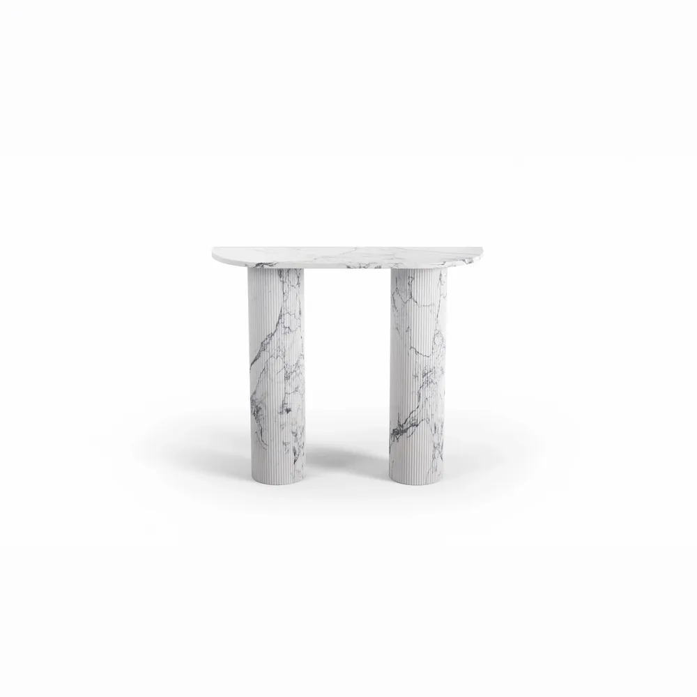 Console table - Ombrure mini - Console table - Statuario Michelangelo Carrara marble - STONE VALLEY