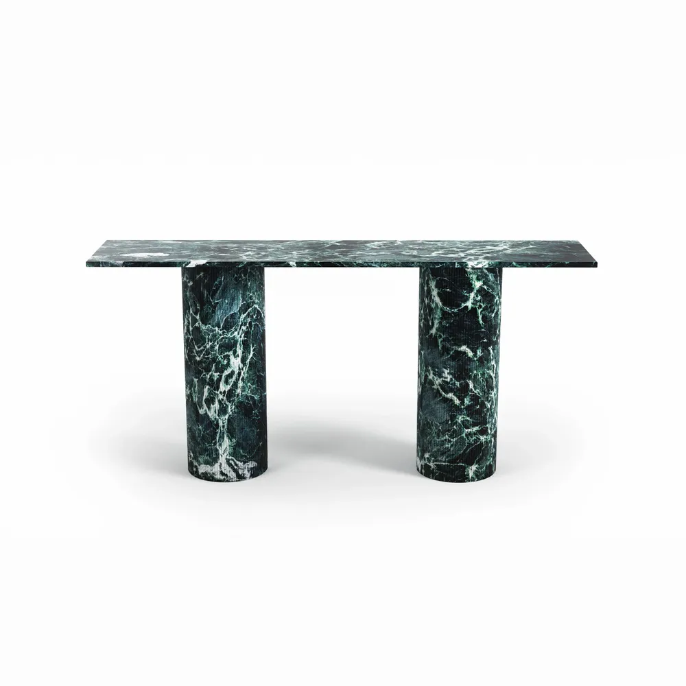 Console table - Ombrure - Console table - Verde Alpi marble - STONE VALLEY