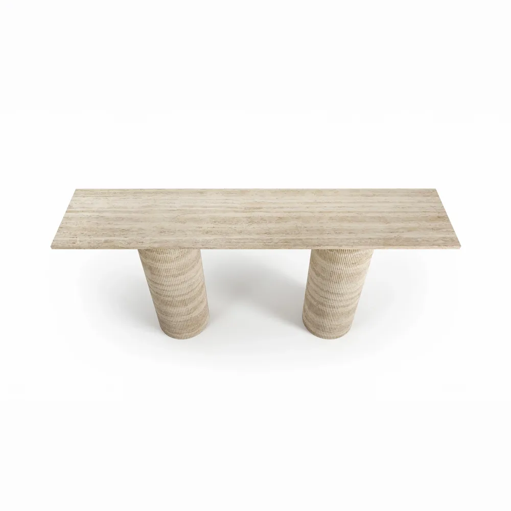 Consoles - Ombrure - Table console - Travertin Classique - STONE VALLEY