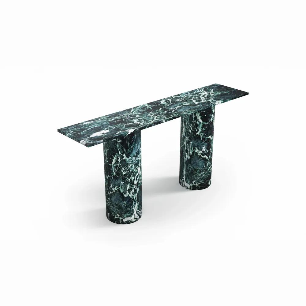 Console table - Ombrure - Console table - Verde Alpi marble - STONE VALLEY