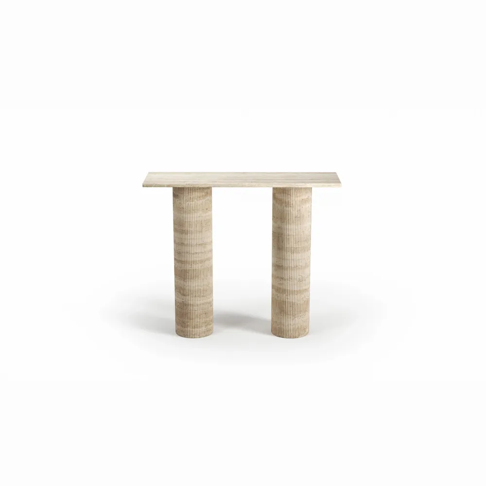 Console table - Mini Shade - Console Table - Classic Travertine - STONE VALLEY