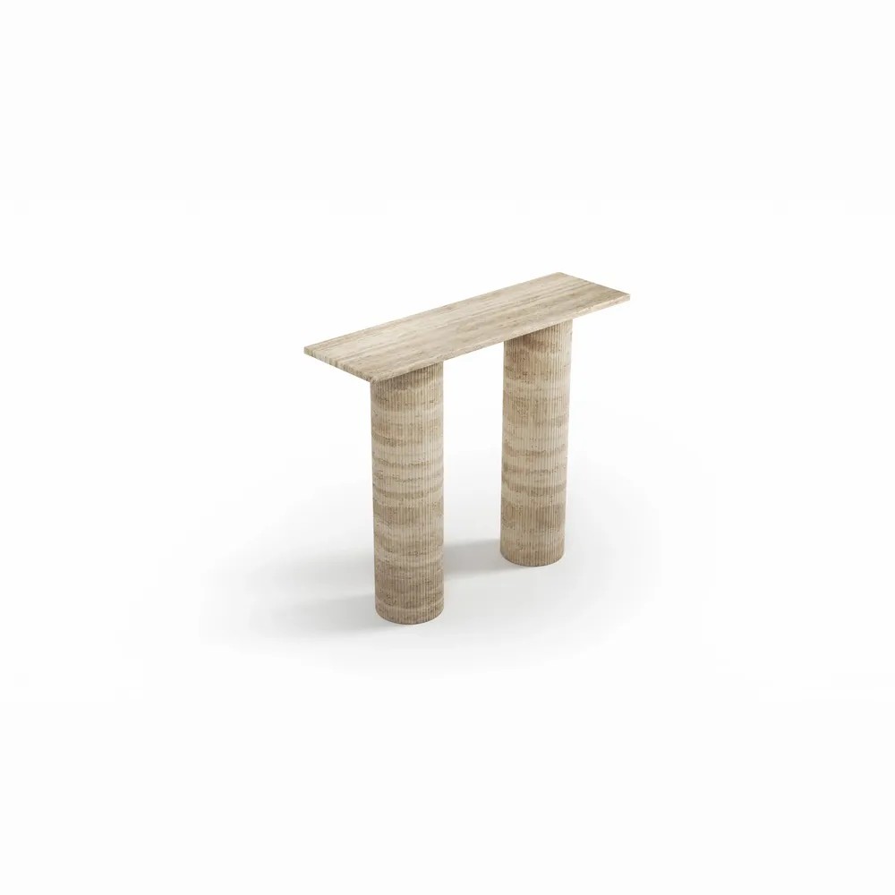 Console table - Mini Shade - Console Table - Classic Travertine - STONE VALLEY