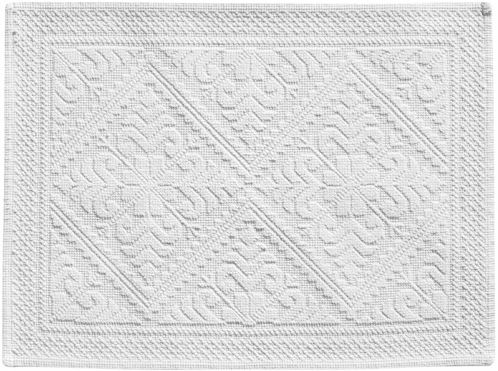 Autres linges de bain - Tapis Enzo Neige 54 X 110 - MAISON VIVARAISE - SDE VIVARAISE WINKLER