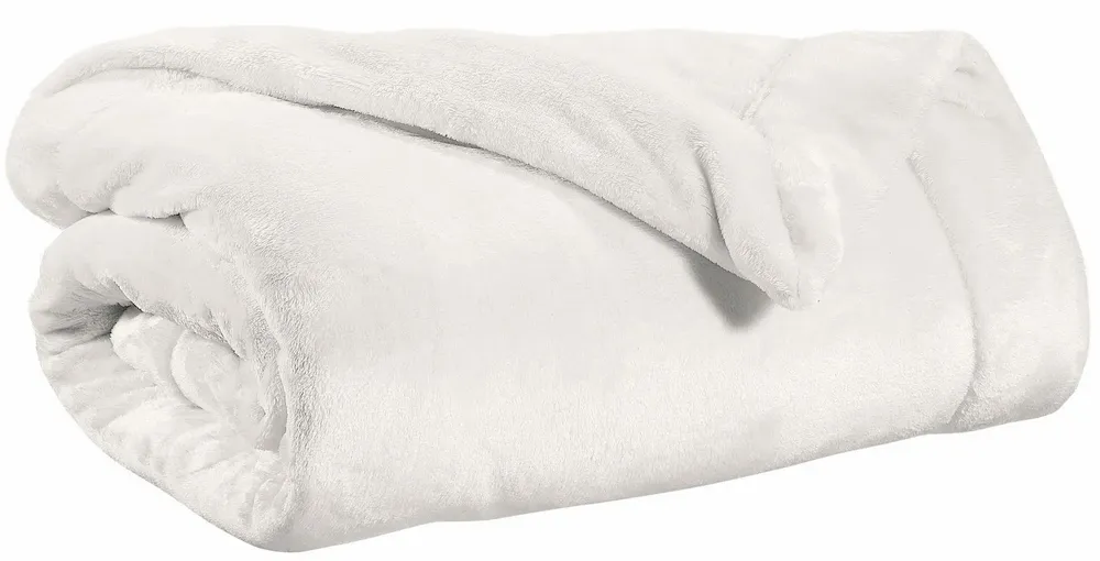 Throw blankets - Tender Throw Blanket Neige 150 X 200 - MAISON VIVARAISE - SDE VIVARAISE WINKLER