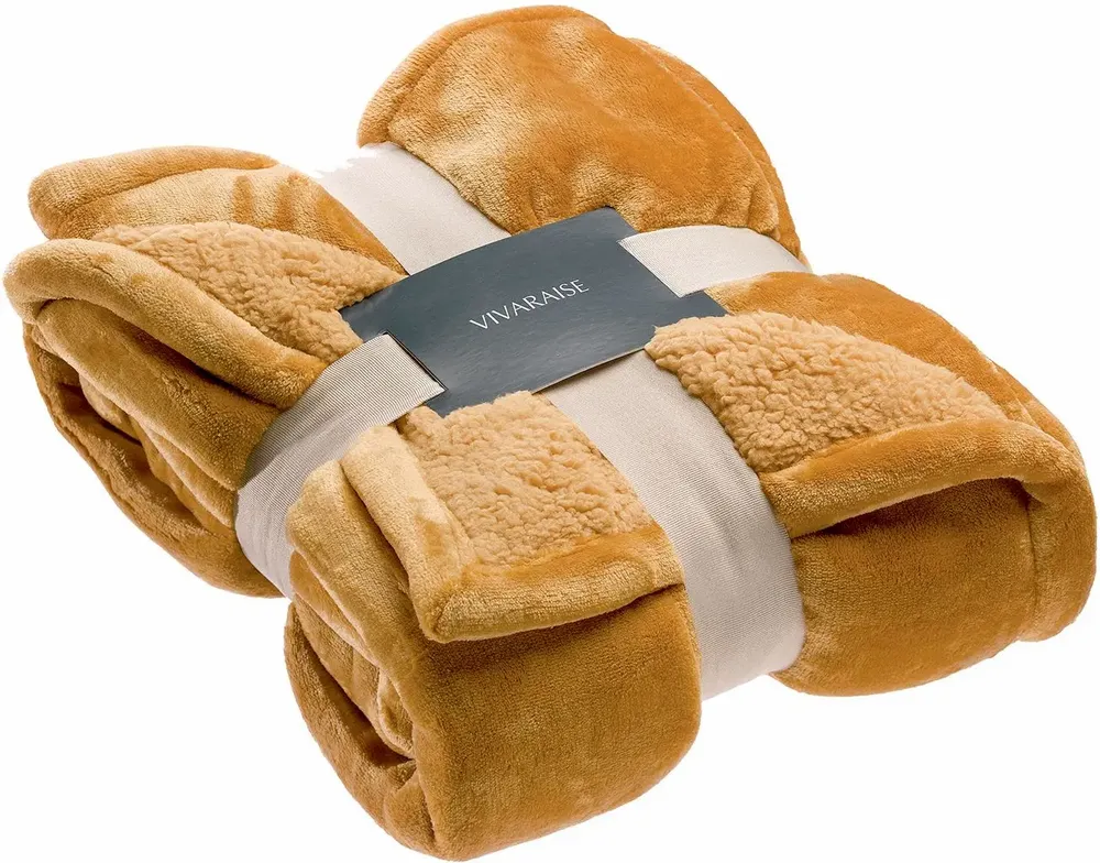 Bed linens - Michka Bed Throw Neige 220 X 240 - MAISON VIVARAISE - SDE VIVARAISE WINKLER