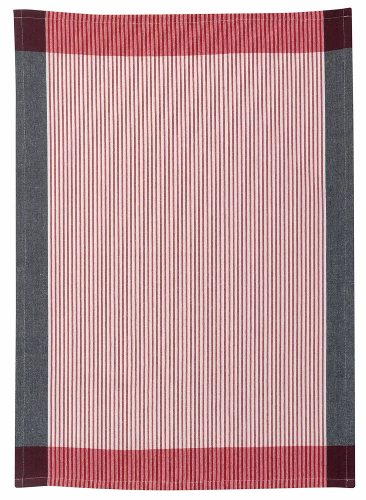 Torchons - Torchon recyclé Dinis Rouge 50 x 70 - MAISON VIVARAISE - SDE VIVARAISE WINKLER