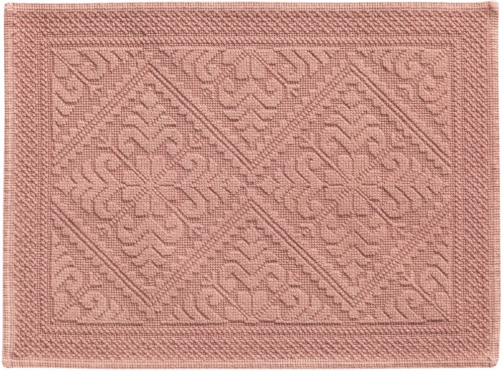 Autres linges de bain - Tapis de bain uni Enzo Argile 54 x 64 - MAISON VIVARAISE - SDE VIVARAISE WINKLER