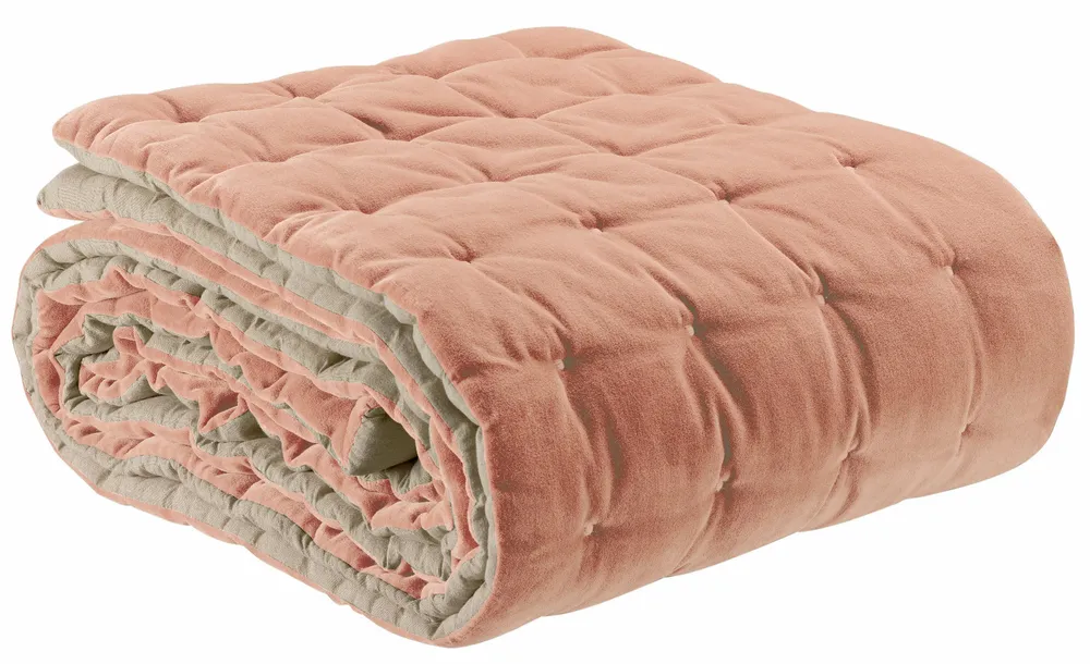 Linge de lit - Chemin de lit uni Elise Epice 90 x 240 - MAISON VIVARAISE - SDE VIVARAISE WINKLER