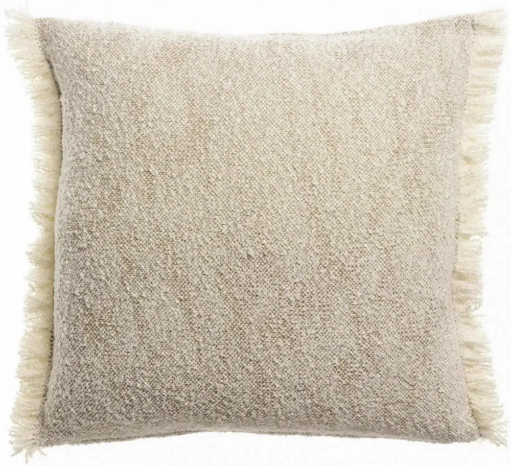 Coussins - Coussin chiné Jane Cacao 45 x 45 - MAISON VIVARAISE - SDE VIVARAISE WINKLER