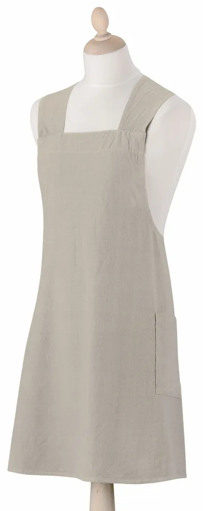 Tabliers de cuisine - Tablier de cuisine japonais recyclé Haru Ficelle 78 x 100 - MAISON VIVARAISE - SDE VIVARAISE WINKLER