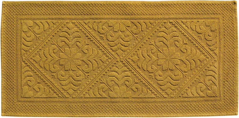 Other bath linens - Enzo Bath Mat Safran 54 X 110 - MAISON VIVARAISE - SDE VIVARAISE WINKLER