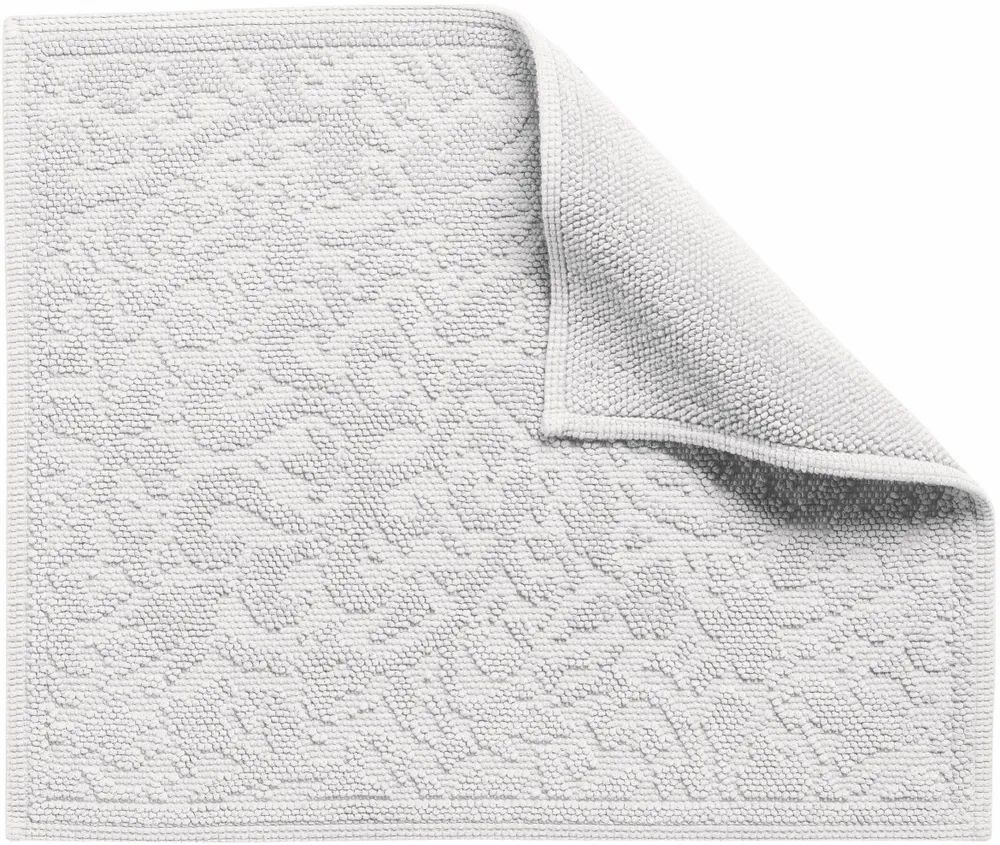 Other bath linens - Gilda Bath Mat Neige 54 X 64 - MAISON VIVARAISE - SDE VIVARAISE WINKLER