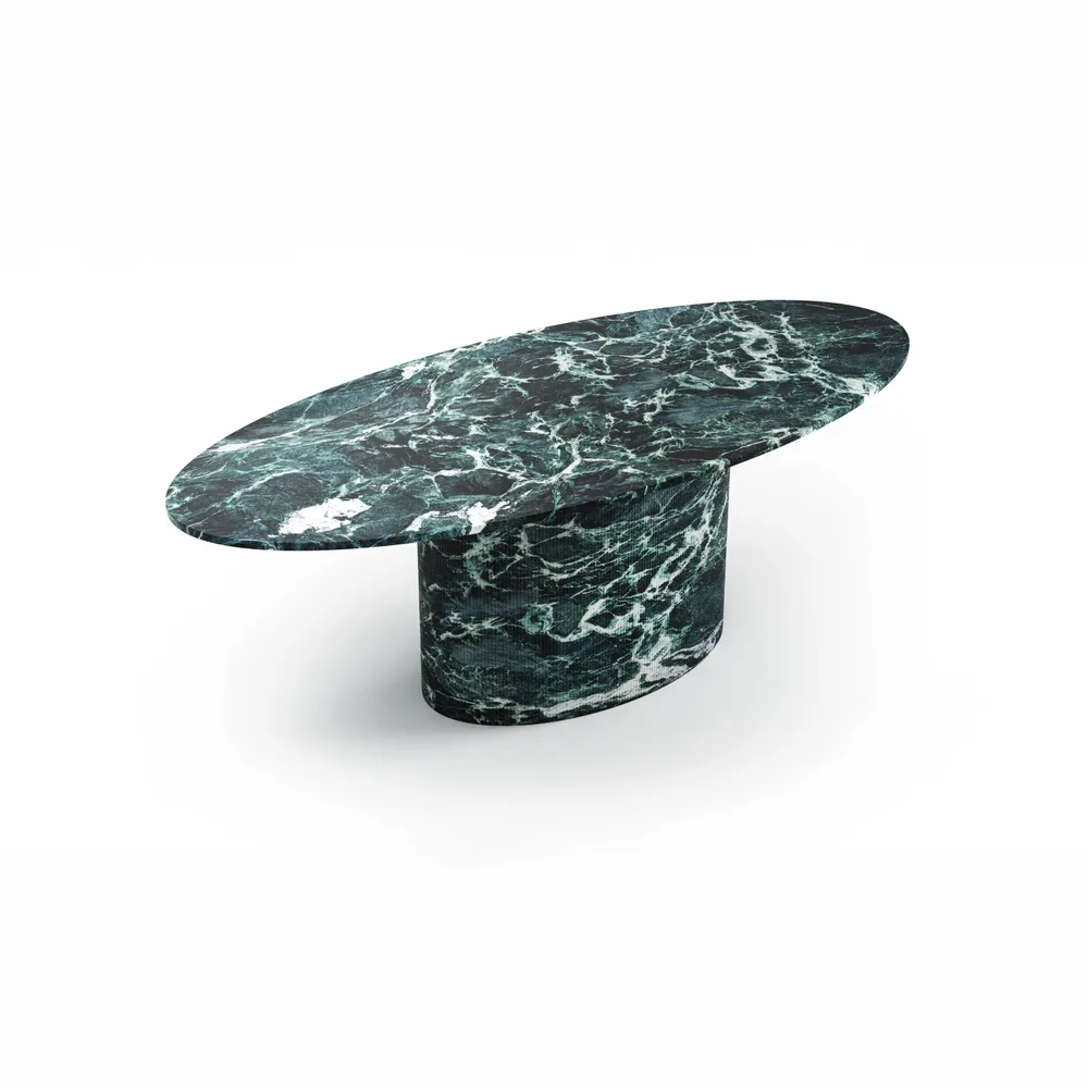 Dining Tables - Valleyra - Dining Tables - Verde Alpi Marble - STONE VALLEY