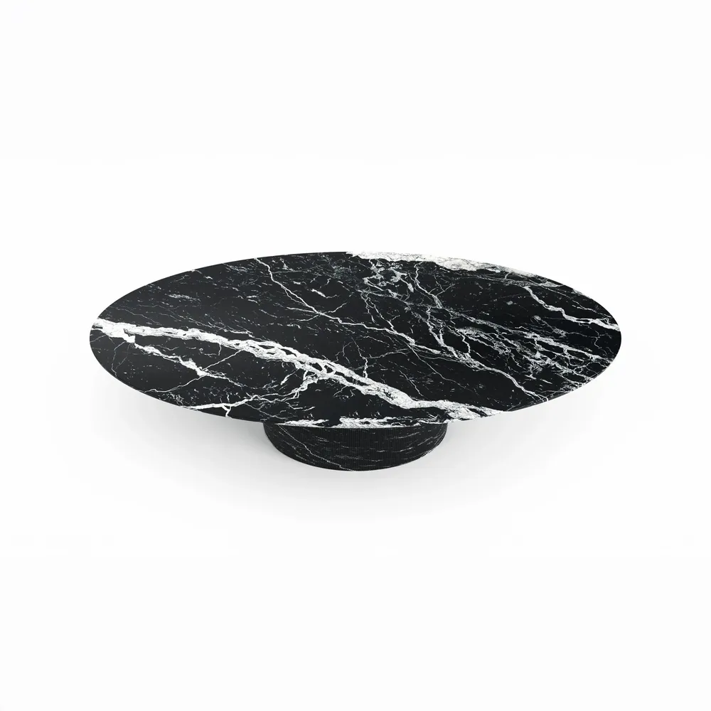 Dining Tables - Valleyra - Dining Tables - Nero Maquina Marble - STONE VALLEY