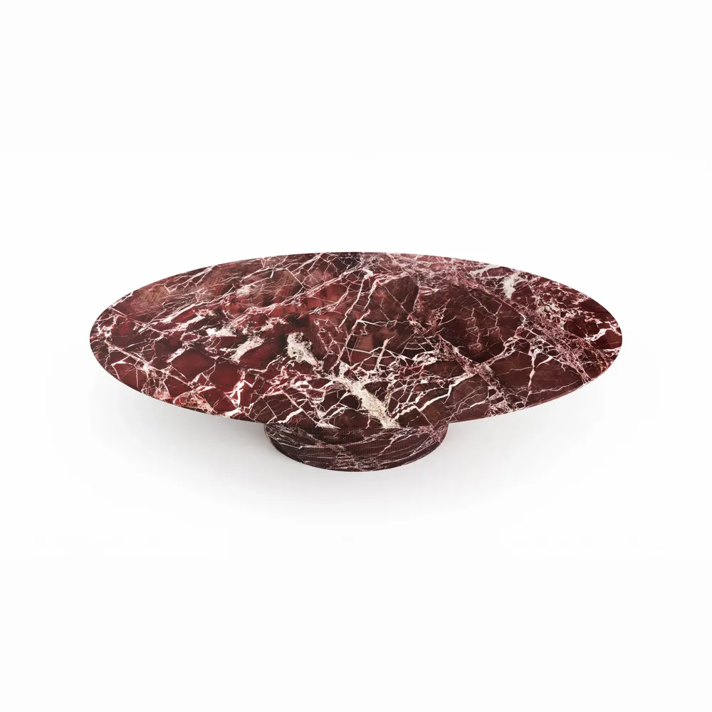 Dining Tables - Valleyra - Dining Tables - Rosso Levano Marble - STONE VALLEY