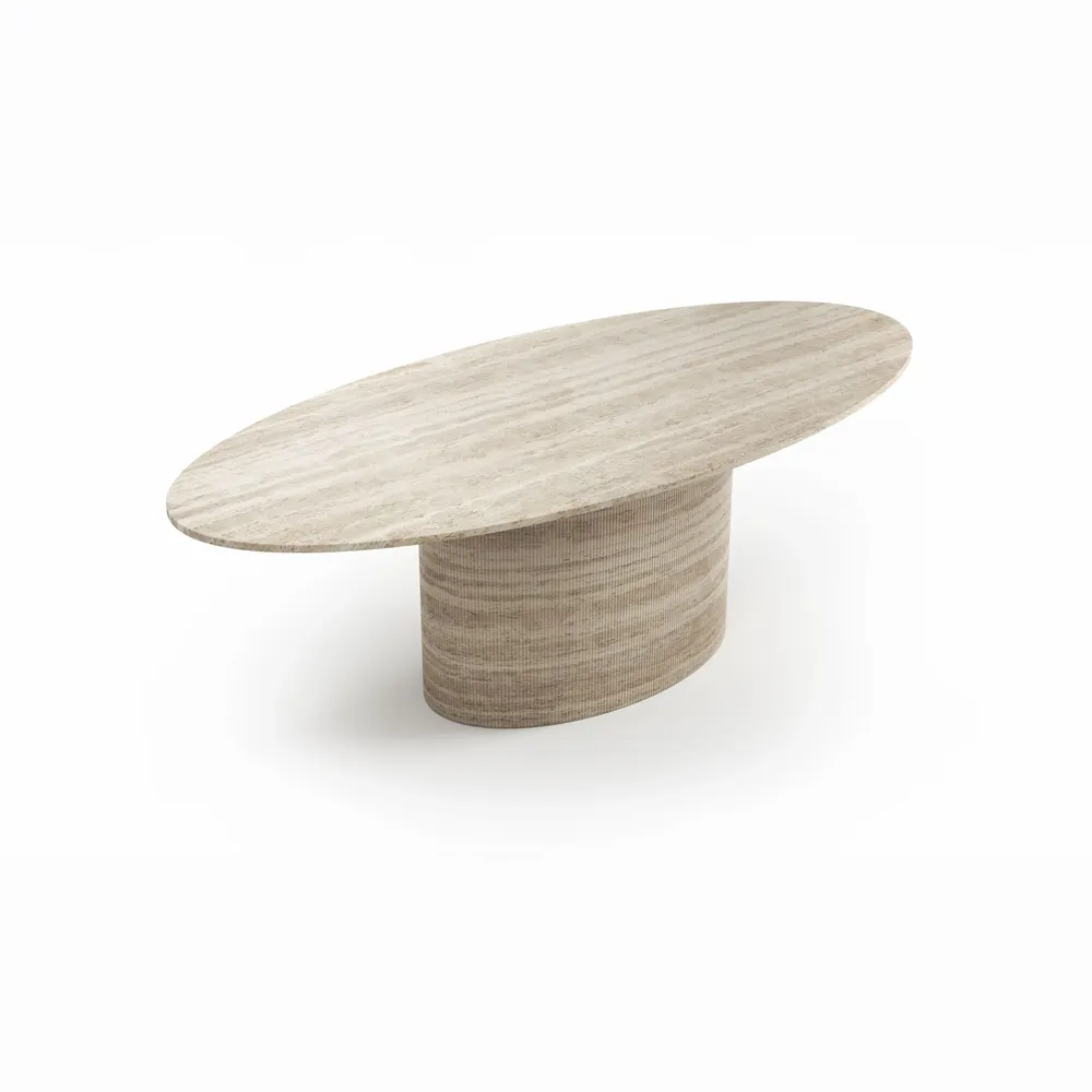 Dining Tables - Valleyra - Dining Tables - Classic Travertine - STONE VALLEY