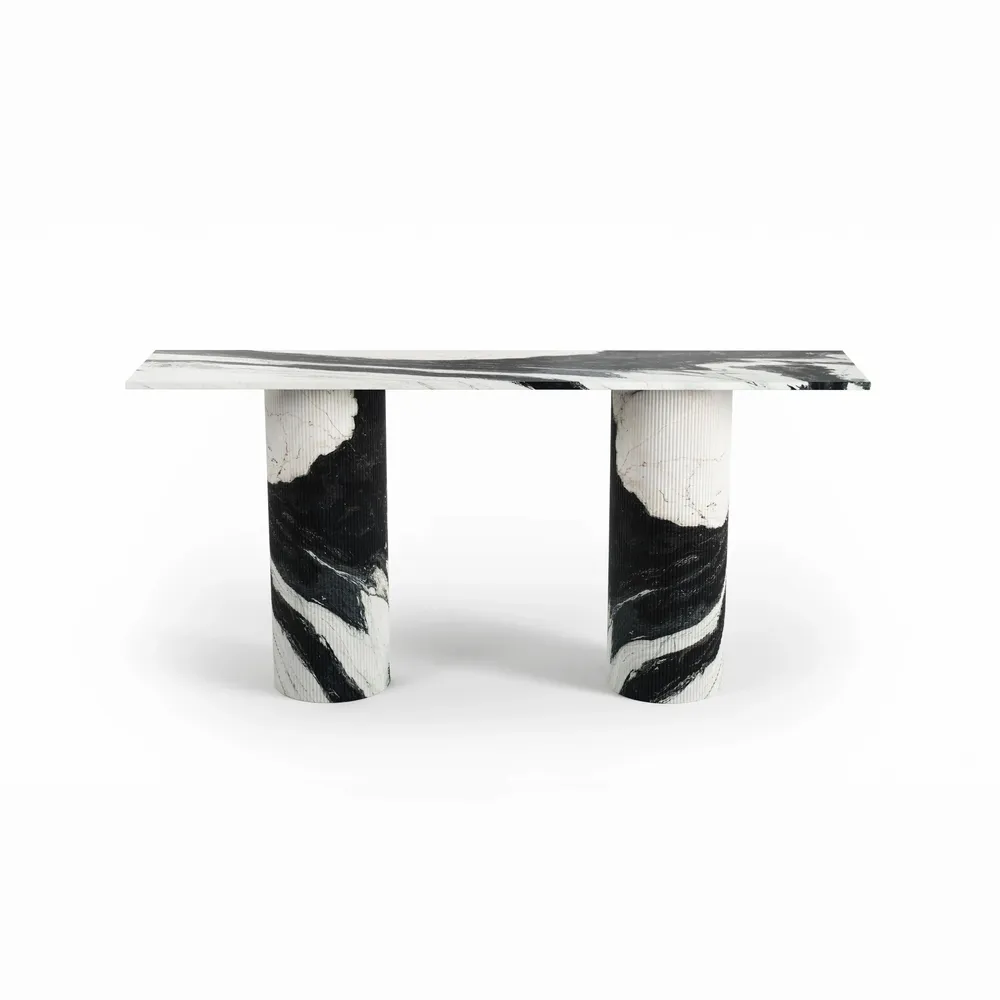 Console table - Shadow - Console Table - Panda Marble - STONE VALLEY