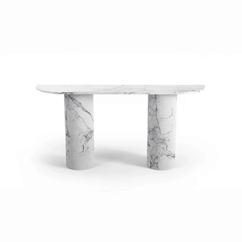 Console table - Ombrure - Console table - Statuario Michelangelo Carrara marble - STONE VALLEY