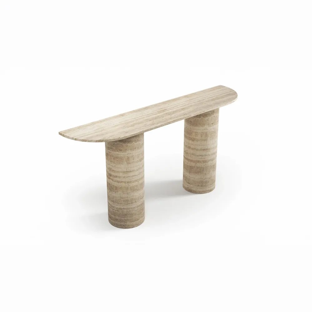 Consoles - Ombrure - Table console - Travertin Classique - STONE VALLEY