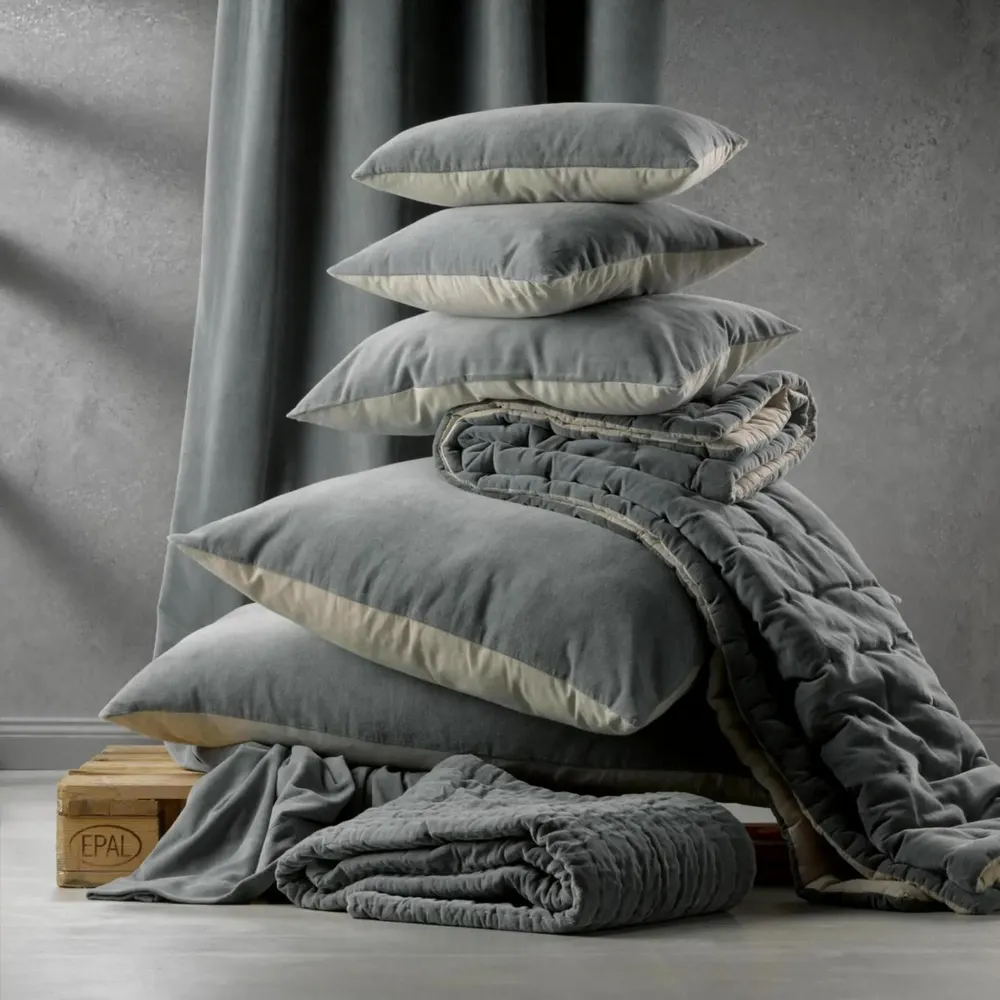 Coussins - Coussin uni Elise Absynthe 40 X 65 - MAISON VIVARAISE - SDE VIVARAISE WINKLER