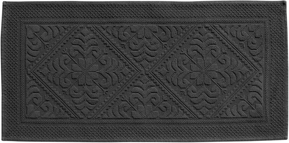 Other bath linens - Enzo Bath Mat Carbone 70 X 140 - MAISON VIVARAISE - SDE VIVARAISE WINKLER
