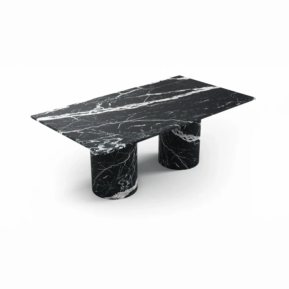 Dining Tables - Jaspura - Dining Tables - Nero Maquina Marble - STONE VALLEY