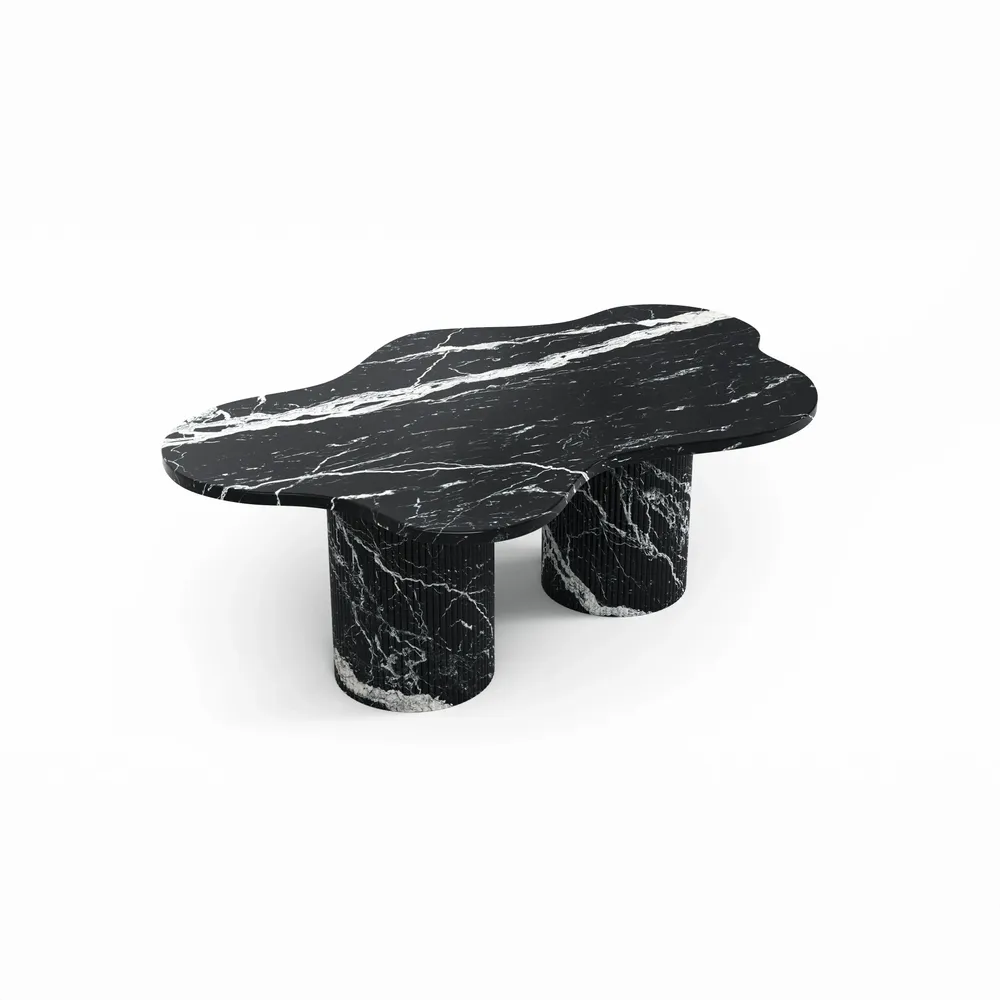 Coffee tables - Nunoca - Coffee Tables - Nero Maquina Marble - STONE VALLEY