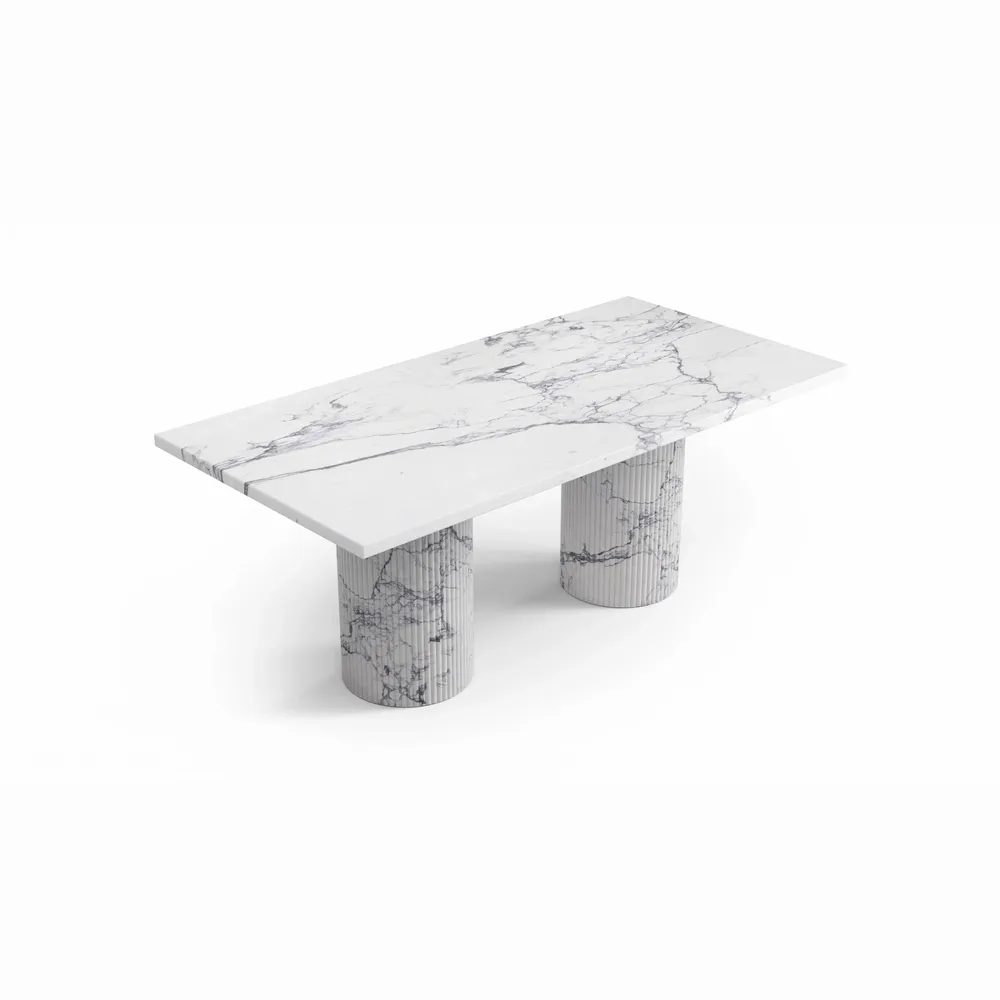 Tables basses - Jaspura - Tables basses - Marbre Statuario Michelangelo Carrara - STONE VALLEY