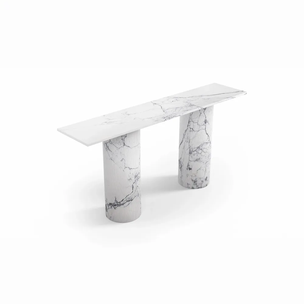 Consoles - Ombrure - Table console - Marbre Statuario Michelangelo Carrara - STONE VALLEY