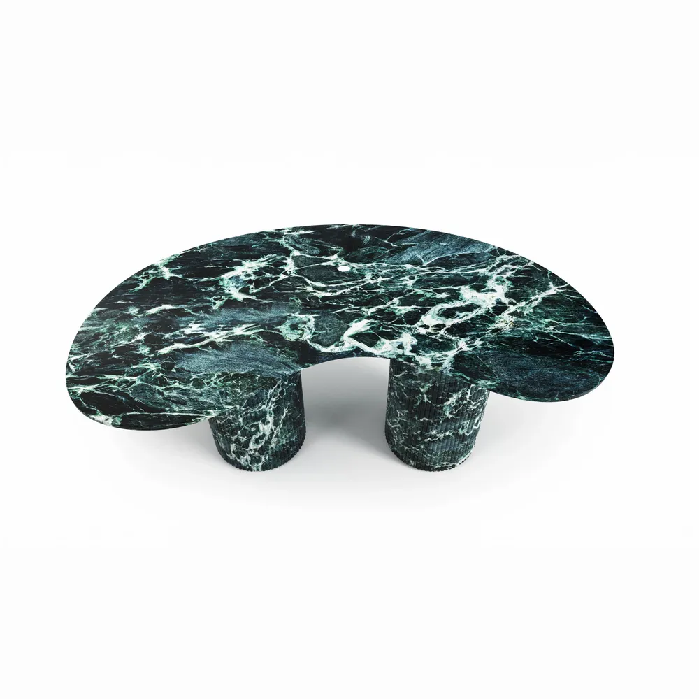 Office furniture and storage - Aerolithite - offices - Verde Alpi marble - STONE VALLEY