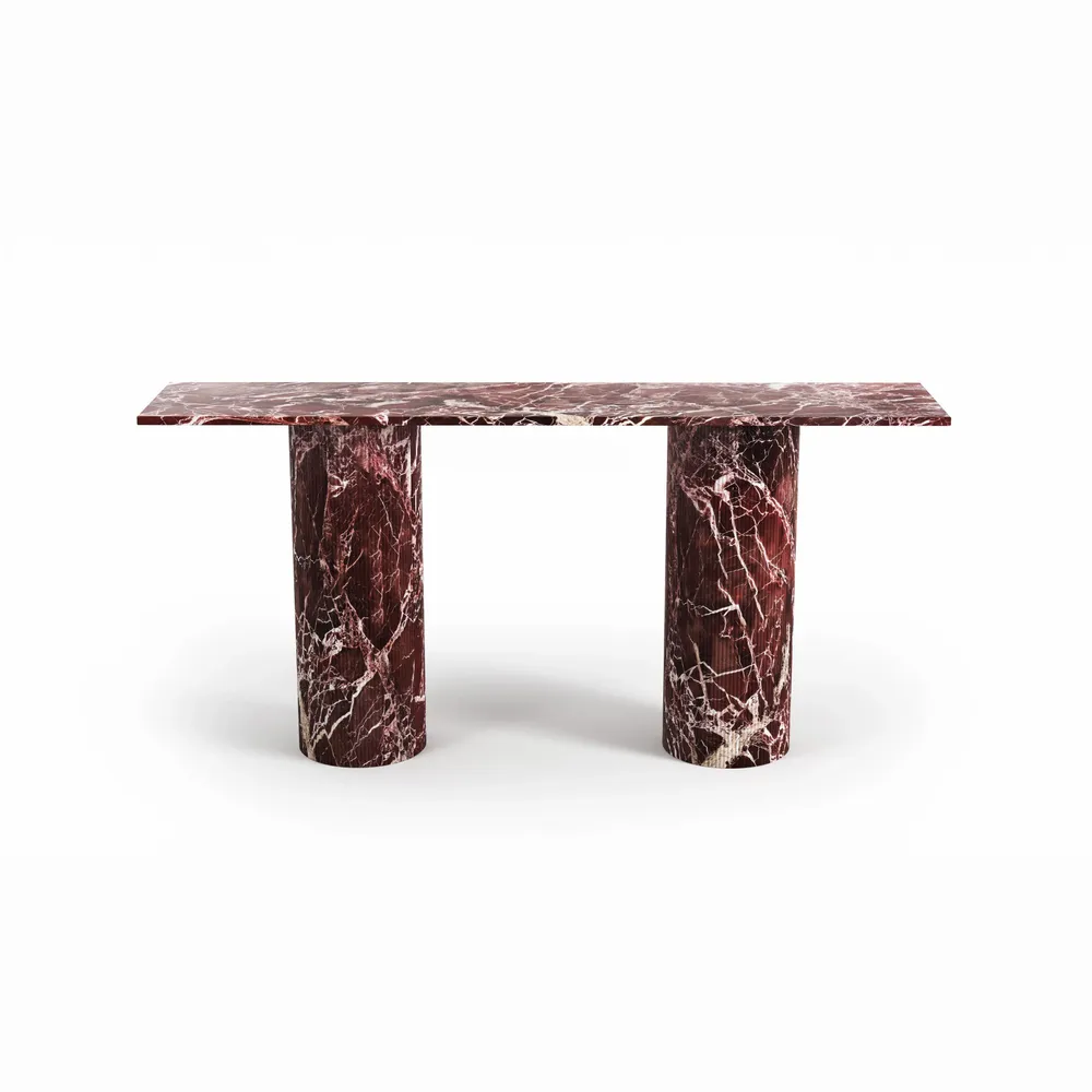 Console table - Ombrure - Console table - Rosso Levano marble - STONE VALLEY