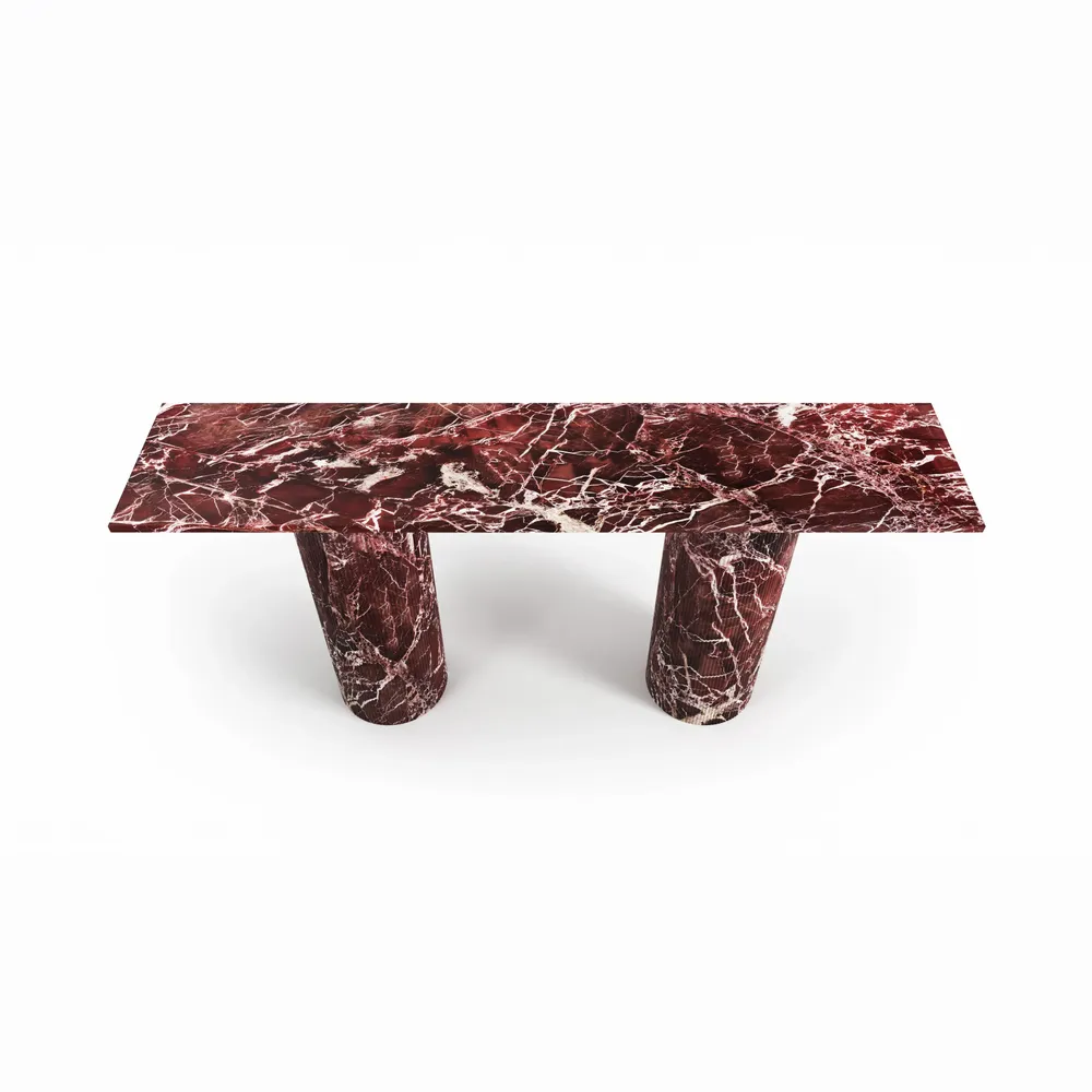 Console table - Ombrure - Console table - Rosso Levano marble - STONE VALLEY