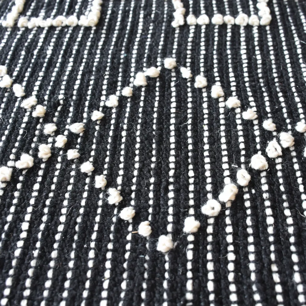 Rugs - Rug Gimie Charbon/Ivoire 190 X 290 - MAISON VIVARAISE - SDE VIVARAISE WINKLER