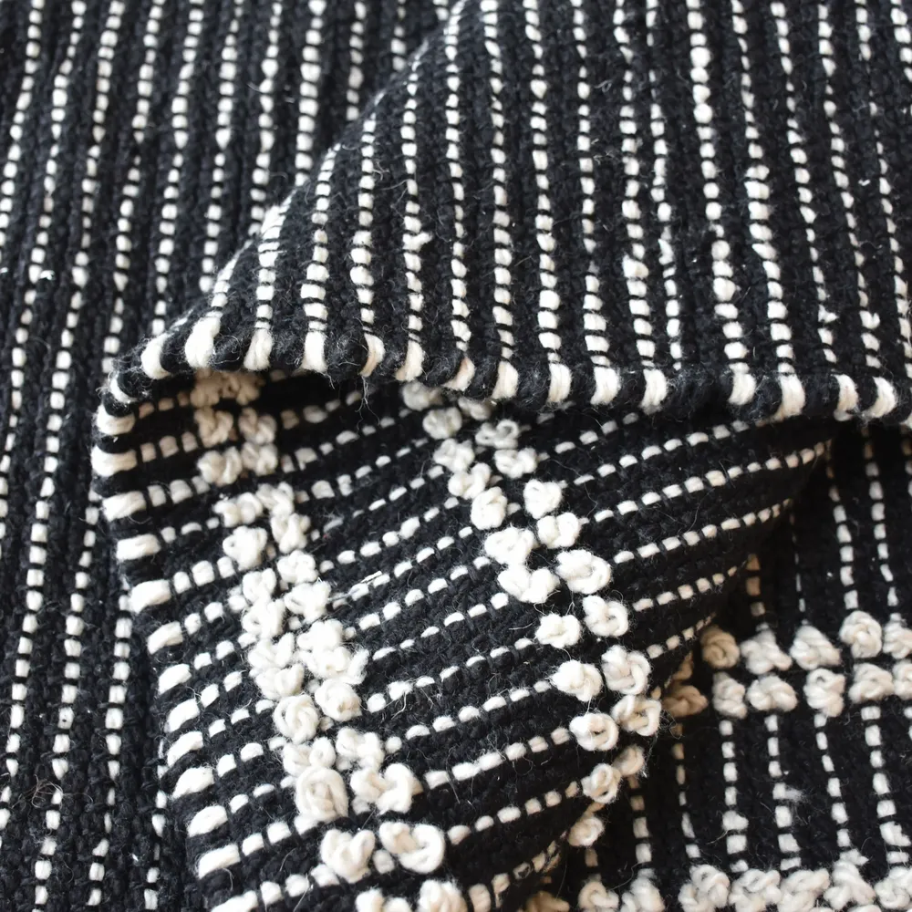 Rugs - Rug Gimie Charbon/Ivoire 190 X 290 - MAISON VIVARAISE - SDE VIVARAISE WINKLER