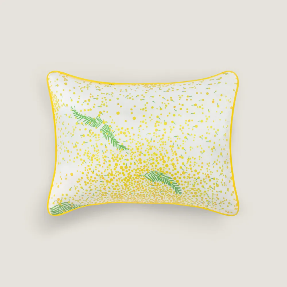 Cushions - Silk Boudoir Case - Or Mimosa - PARESSE PARIS